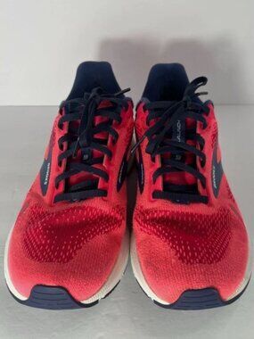 Brooks Launch 9 Womens Size 10 B Pink Blue White Athletic Running Shoes Sneakers